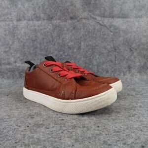 Cat & Jack Shoes Kids 13 Casual Boys Arlo Lace Up Sneakers Lifestyle Brown Low